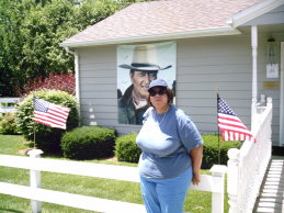 Randye at the John Wayne Museum