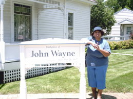 Randye at John Wayne House